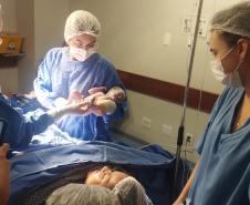 Rede materno-infantil do Estado garante parto seguro de gêmeas após gestação de alto risco