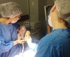 Rede materno-infantil do Estado garante parto seguro de gêmeas após gestação de alto risco