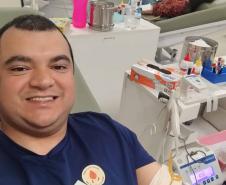 Ampolinha de esperança: morador do Paraná doa medula a paciente do Rio Grande do Norte