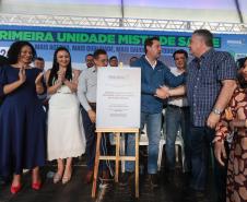 Ratinho Junior inaugura primeira Unidade Mista de Saúde do Paraná em Maria Helena