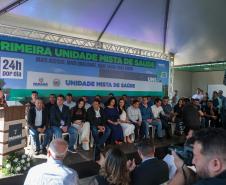 Ratinho Junior inaugura primeira Unidade Mista de Saúde do Paraná em Maria Helena