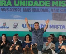 Ratinho Junior inaugura primeira Unidade Mista de Saúde do Paraná em Maria Helena