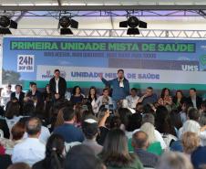 Ratinho Junior inaugura primeira Unidade Mista de Saúde do Paraná em Maria Helena