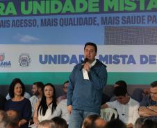 Ratinho Junior inaugura primeira Unidade Mista de Saúde do Paraná em Maria Helena