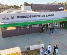 Ratinho Junior inaugura primeira Unidade Mista de Saúde do Paraná em Maria Helena
