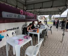 Carreta Saúde da Mulher zera fila para exames de mamografia em Cerro Azul