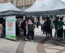 Ação sensibiliza população sobre a importância de uma alimentação saudável e sustentável