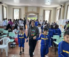 Estudantes recebem orientações para prevenir acidentes com escorpiões na região Norte