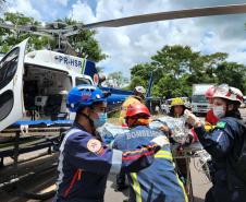 Referência nacional, serviço aeromédico do Paraná garante assistência em todas as regiões