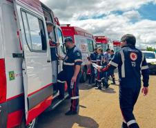 Agilidade do Samu e apoio de 50 socorristas foram fundamentais para os atendimentos das vítimas do tornado