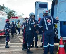 Agilidade do Samu e apoio de 50 socorristas foram fundamentais para os atendimentos das vítimas do tornado