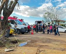 Agilidade do Samu e apoio de 50 socorristas foram fundamentais para os atendimentos das vítimas do tornado