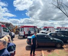 Agilidade do Samu e apoio de 50 socorristas foram fundamentais para os atendimentos das vítimas do tornado