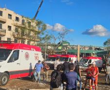 Agilidade do Samu e apoio de 50 socorristas foram fundamentais para os atendimentos das vítimas do tornado