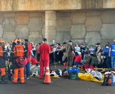 Mais de 500 participantes: Mauá da Serra é palco de treinamento para grandes emergências