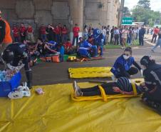 Mais de 500 participantes: Mauá da Serra é palco de treinamento para grandes emergências