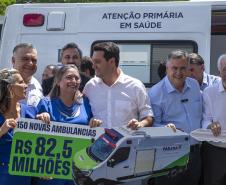 Governador entrega 150 ambulâncias com UTIs para todas as regiões do Paraná