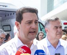 Governador entrega 150 ambulâncias com UTIs para todas as regiões do Paraná