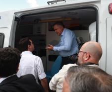 Governador entrega 150 ambulâncias com UTIs para todas as regiões do Paraná