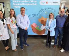 Paraná inicia vacinação contra Vírus Sincicial Respiratório 48 horas após receber doses