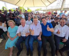 Estado inaugura Unidade de Saúde da Família em Cascavel e entrega 18 veículos