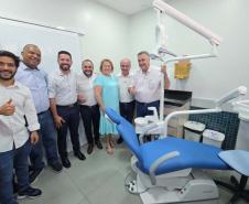 Estado inaugura Unidade de Saúde da Família em Cascavel e entrega 18 veículos