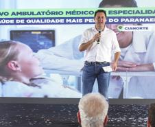 Governador inaugura Ambulatório Médico de Especialidades em Cianorte