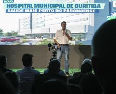 R$ 100 milhões: Ratinho Junior anuncia construção do Hospital Bairro Novo, em Curitiba