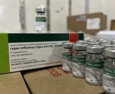 Paraná recebe 332 mil vacinas contra a gripe para início da campanha no próximo sábado