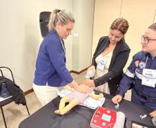 Simulação de ocorrências e saúde do trabalhador são destaques no Saúde em Movimento 2026