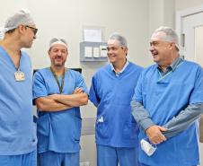 Paraná já tem 8 aplicações de polilamimina; Ratinho Junior recebe médicos e reforça apoio à pesquisa