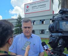 Ratinho Junior entrega ampliação do hospital de Loanda, que agora tem 106 leitos