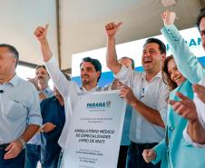 Ratinho Junior inaugura Ambulatório de Especialidades em Irati e autoriza novo Pronto Atendimento