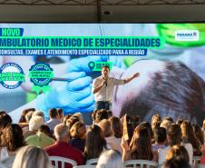 Ratinho Junior inaugura Ambulatório de Especialidades em Irati e autoriza novo Pronto Atendimento