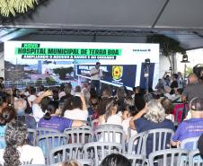Estado inaugura hospital em Terra Boa e anuncia investimentos para pavimentação rural