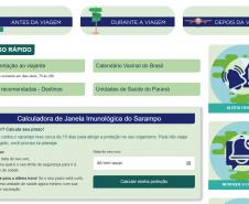 Saúde lança calculadora digital para auxiliar viajantes na prevenção contra o sarampo