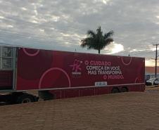 Carreta Saúde da Mulher chega a Congonhinhas para atender cinco cidades da região