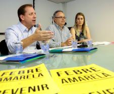 Em coletiva na manhã desta quarta-feira (30), a Secretaria da Saúde confirmou que enviou reforço de doses de vacinas contra a febre amarela a todas as 22 Regionais de Saúde do Paraná. 