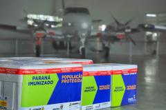 368 mil doses de vacinas contra a Covid-19 chegam ao Paraná nesta quinta