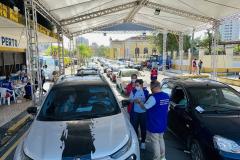 Após 1ª dose de vacina contra Covid-19, portuários devem manter os cuidados