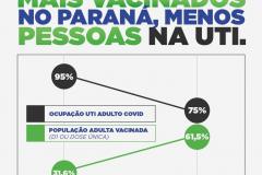 Com público prioritário imunizado, internação de idosos nas UTIs Covid cai para 27%