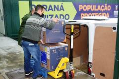 Paraná recebe 127,5 mil vacinas contra a Covid-19