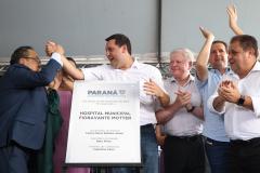 Governador inaugura Hospital de Cafelândia, que terá investimento mensal do Estado