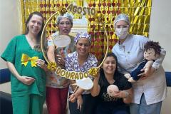 Agosto Dourado: ações no Litoral reforçam importância do aleitamento materno