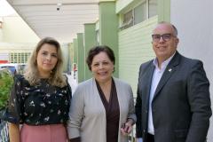 Acácia Nasr, coordenadora de Vigilância Epidemiológica da Sesa
Maria Goretti David Lopes, diretora de Atenção e Vigilância em Saúde
César Neves, assessor do gabinete do secretário.