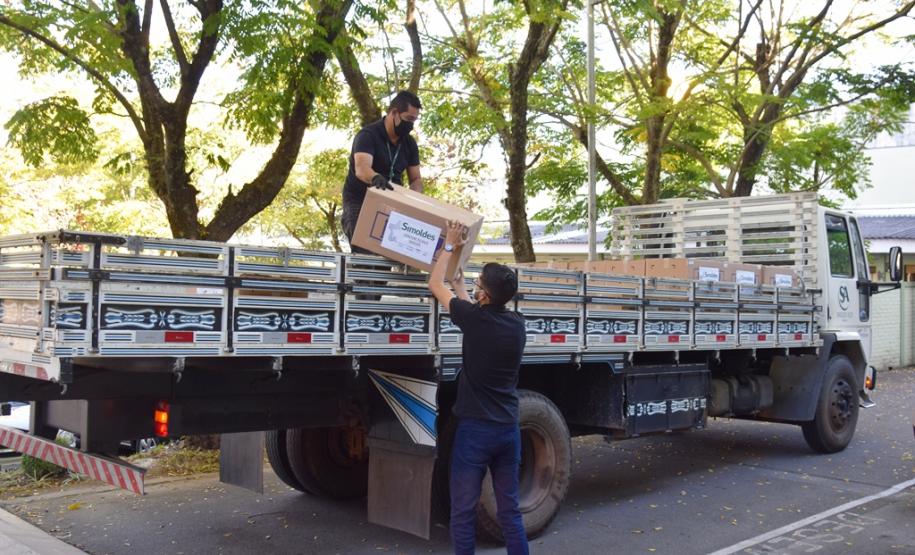 Secretaria da Saúde recebe três mil máscaras-escudo