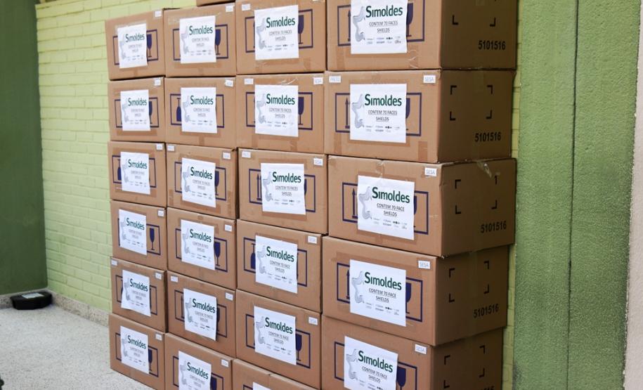 Secretaria da Saúde recebe três mil máscaras-escudo