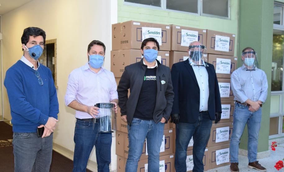 Secretaria da Saúde recebe três mil máscaras-escudo