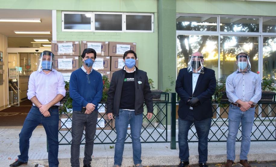 Secretaria da Saúde recebe três mil máscaras-escudo