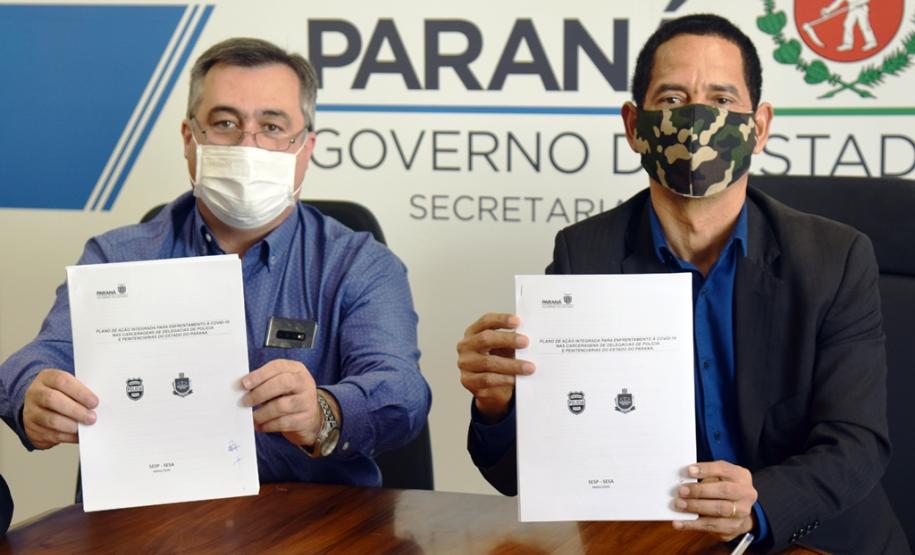 Secretários de Saúde e Segurança Pública assinam plano de ação integrada para enfrentamento à Covid-19